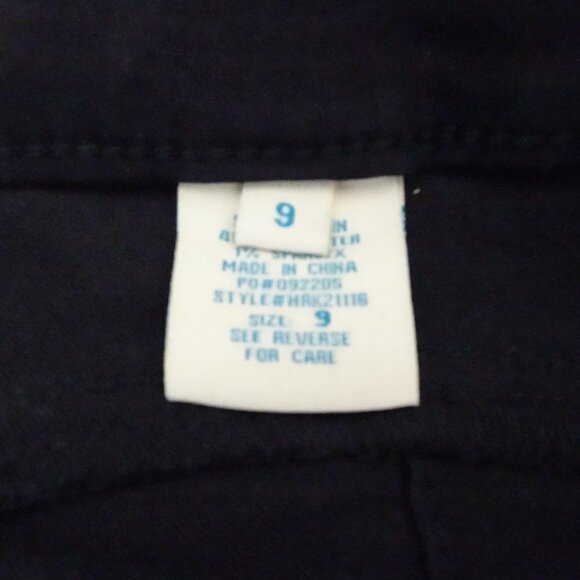 Paris Blues Jeans Junior's Size 9 Black Denim Low Rise Butt Lifting FLAWED - Picture 10 of 13